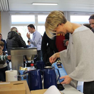 Kaffee kochen für die 'Großen'