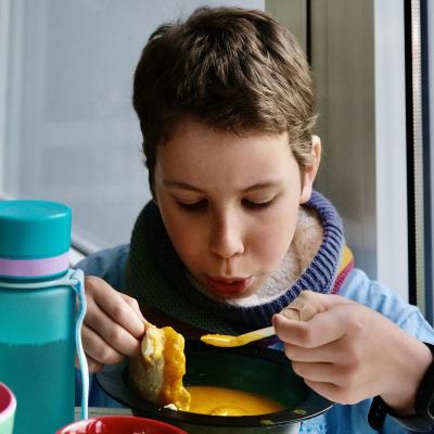 Zur Stärkung nach der Arbeit gab es Suppe vom El Mövenschiss