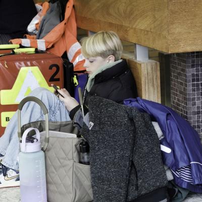 Bild 35: Vor den Hörsälen