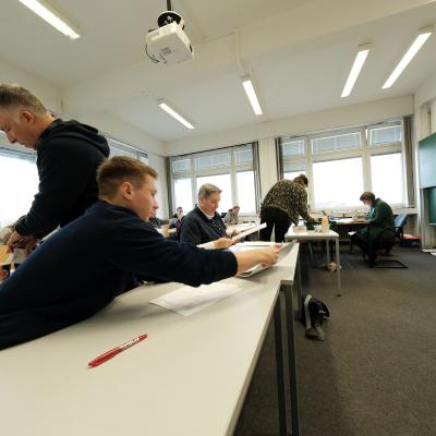Bild 92: Im Korrekturraum